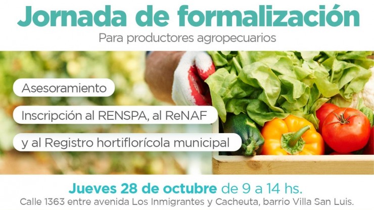 Jornada de formalización para productores agropecuarios